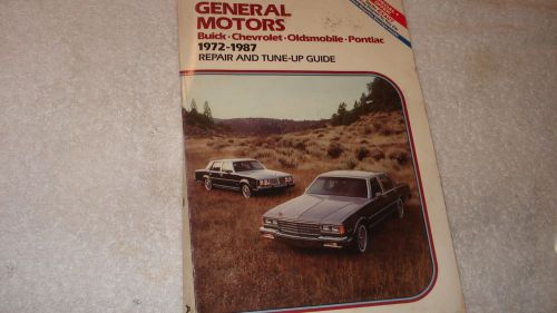 Clymer repair &amp; tune-up guide 1972-1987 buick chevrolet olds pontiac