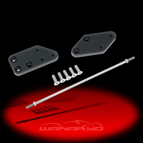 Accutronix 3" forward control extension kit, black anodized