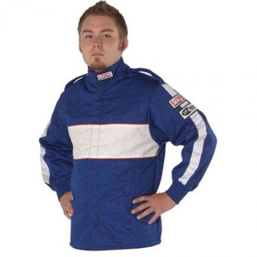 Gforce - gf505 - medium blue jacket - racing/driving firesuit - sfi-5 4385medbu