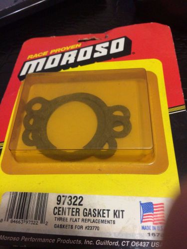 Moroso 97322 gasket - oil bypass plate - moroso style oil filter bypass plate