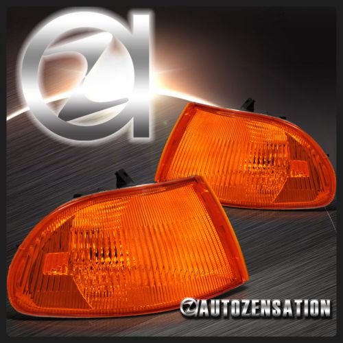 For 92-95 honda civic 4d/4dr amber turn signal corner lights