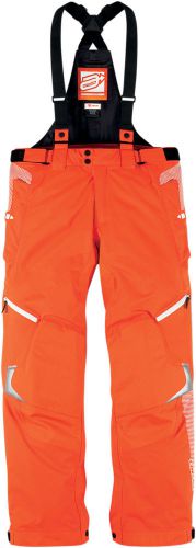 2014 arctiva mens comp 8 rr shell snowmobile bibs orange size 40