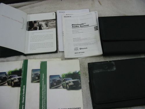 Good used complete set of manuals from 2003 land rover discovery ii.