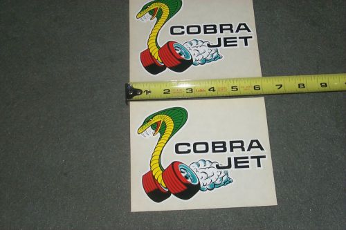 2 nos cobra jet decal 71 73 mustang fastback/convertible/coupe mach 1 351 429 cj