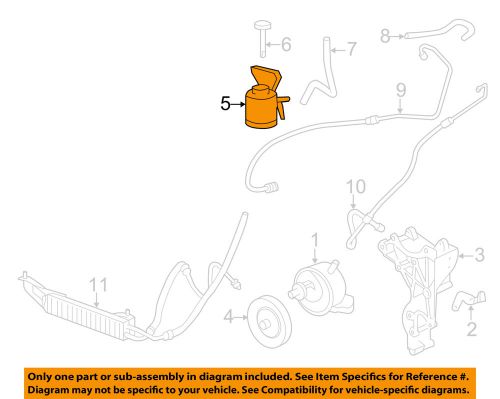 Gm oem-power steering reservoir 25736885