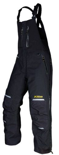 2014 klim men&#039;s keweenaw snowmobile bib gore-tex black xs