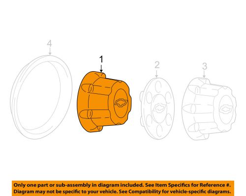 Gm oem-wheel hub center cap 20941991