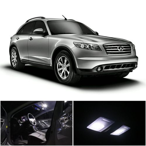 16x xenon white led interior light package for infiniti fx 2003-2008