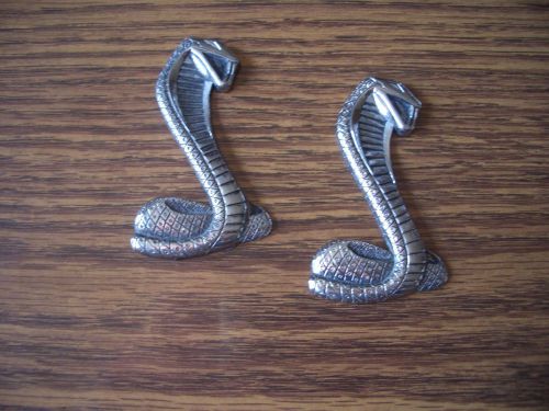 Vintage ford/shelby/cobra/torino/cobra ii  cobra emblems oem originals nice