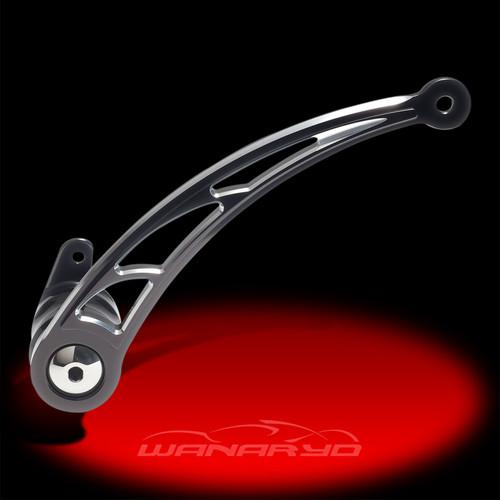 Carl brouhard designs elite brake arms, black for 08-newer fl harley models