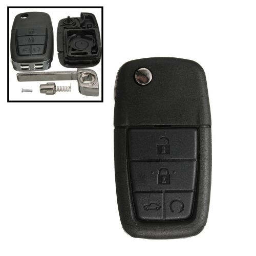 4 buttons+ panic remote fold flip key fob case shell for pontiac g8 2008-2009