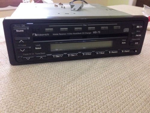 Nakamichi mb 75 6 cd player  as-is