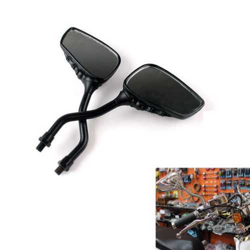 Motorcycle bike 8-10mm skeleton skull hand bars claw rearview side mirror black