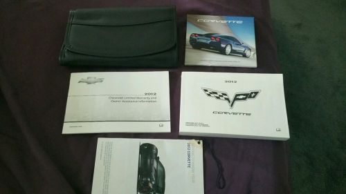 2012 chevrolet corvette owners manual zr1  coupe base auto manual/dvd