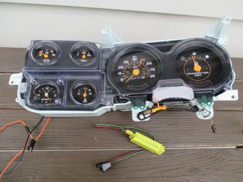 1981-88 chevy gmc truck  jimmy suburban instrument cluster  with clock