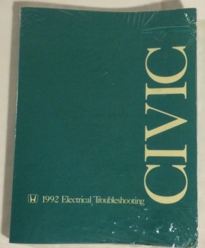 New 1992 honda civic electrical troubleshooting manual book