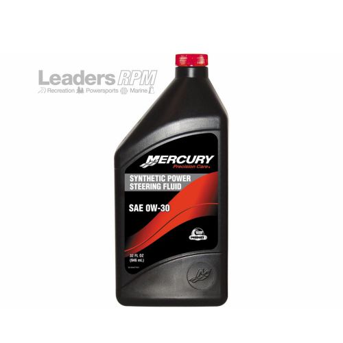 Mercury/mercruiser new oem fluid-synthetic power steering 32oz qt 92-858077k01