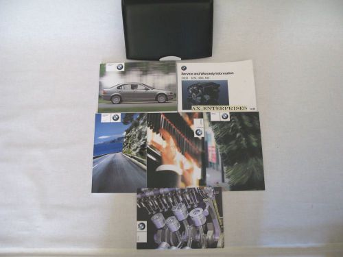 03 2003 bmw e46 3 series 320i 325i 325xi 330i 330xi owners manuals book set a192