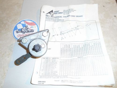 Vintage racing go kart nos airheart mechanical brake caliper mb-1 cart part