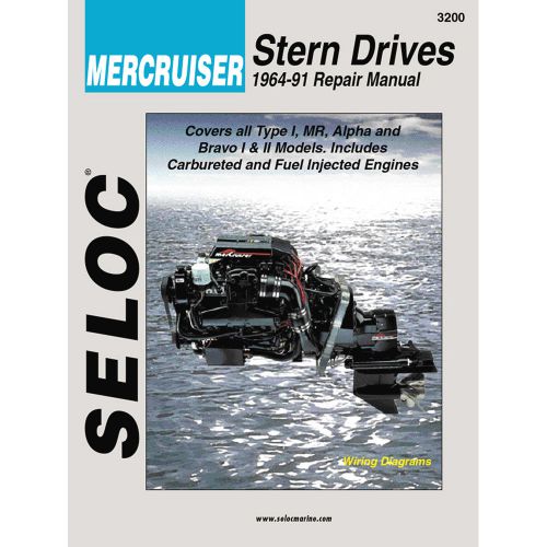 Seloc service manual - mercruiser stern drive - 1964-91 -3200