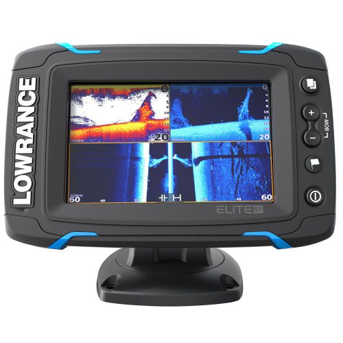 Lowrance elite-5 ti touch combo w/totalscan transom mount transducer