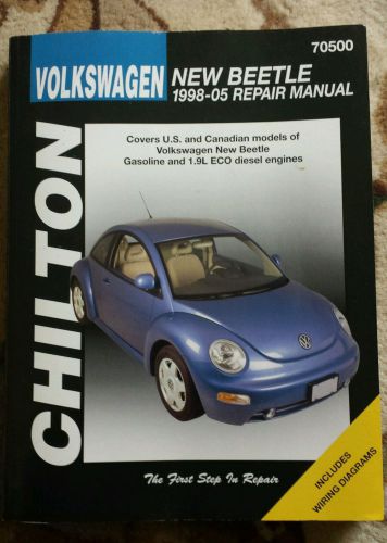 Volkswagen new beetle repair manual 1998-2005 by chilton