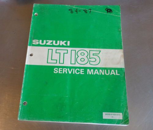 Suzuki lt185 factory service manual