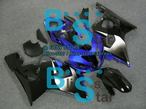 Black blue gsxr750 fairing kit suzuki gsx-r600 gsx-r750 2004-2005 024 a3