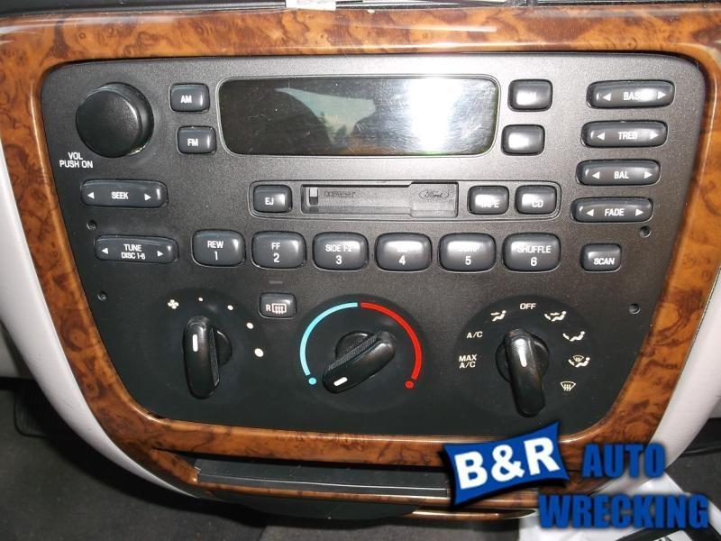 Radio/stereo for 00 ford taurus ~ am-fm cass-cd cont man temp cont