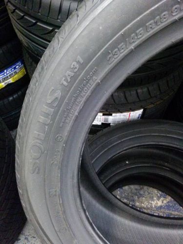 235/45/18 kumho solus ta31 m+s 500aa tires 235x45x18 .2354518 ph #916 692 4837