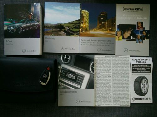 2012 mercedes benz c class owners manual c250 c350 c300 c63 audio 20 oem #205