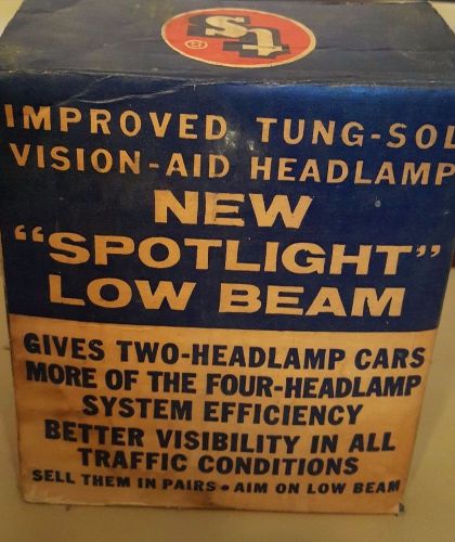 Tung-sol 6 volt sealed beam headlamp model  6006