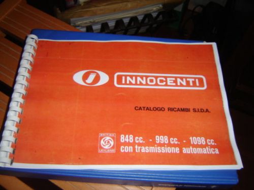 Mini innocenti leyland mini user&#039;s manual copy