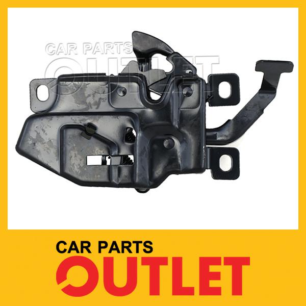 94 honda accord front hood latch assembly black steel dx coupe lx sedan ex wagon