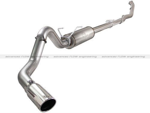 Afe power 49-12009-1 large bore hd turbo-back exhaust system