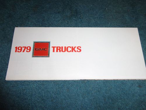 1979 gmc truck sales brochure / original pickup caballero van jimmy+ folder