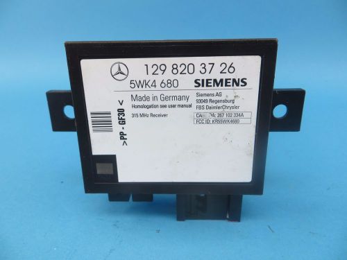 2000-2002 r129 mercedes s320 sl500 anti theft control module 1298203726