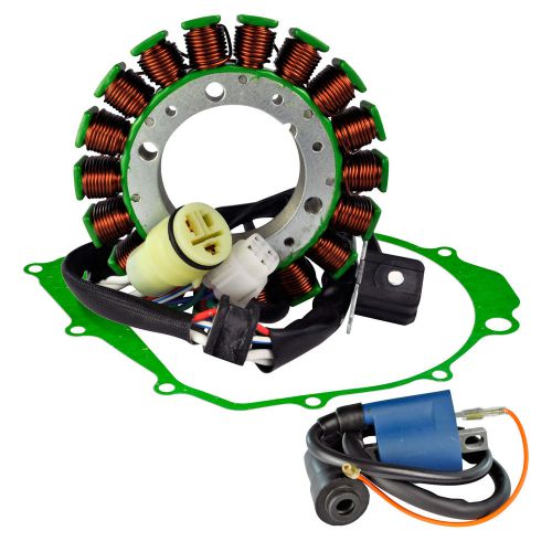 Kit ho stator + coil + crankcase gasket for yamaha yfm 350 raptor 2007 2008 2009