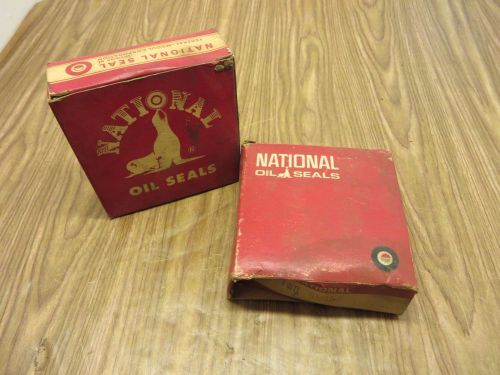 Lot of 2 boxes of new national oil seals - 2 in each box