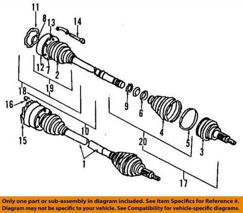 Audi oem 84-88 5000-front axle clip 803407291