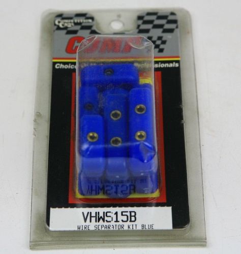 Nos 7-piece blue comp cams 9-9.5mm spark plug wire separator set #vhws15b