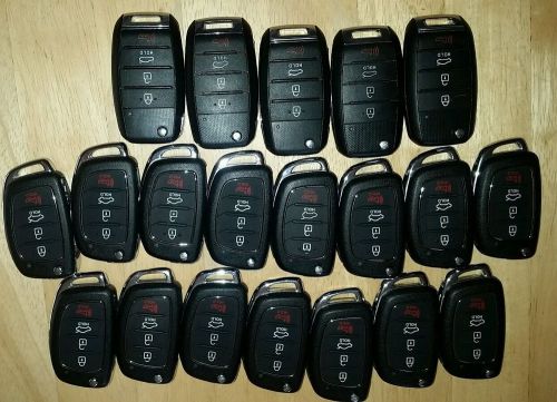 Lot of 20 kia/hyundai smart keyless entry fob sy5jfrge04/tq8rke4f16/ny0dd4tx1306