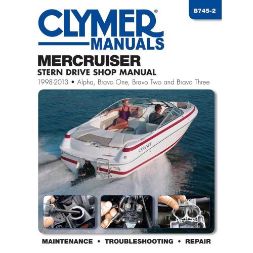 Clymer mercruiser stern drives alpha 1 bravo 1 2 3 1998-2013 -b745-2