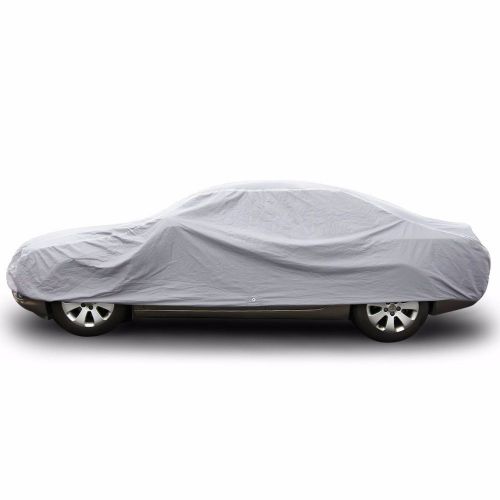 Car cover universal waterproof dust resistant uv sun protection + storage bag