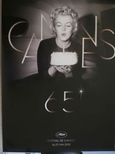 Cannes marylin monroe festival decannes 65 poster 2012