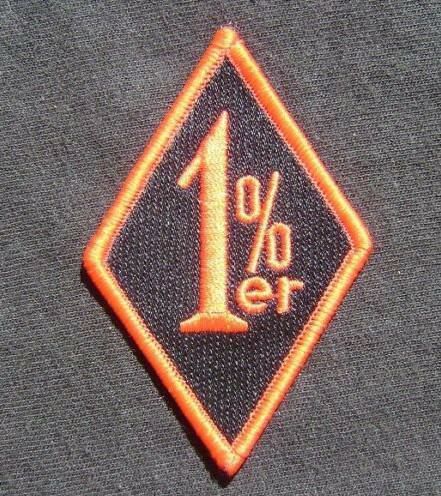 1%er patch bikie biker rebel vest clubs  embroided for vest shirt cap helmet