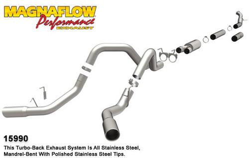 Magnaflow 15990 dodge diesel cummins, 5in. high-output xl performance exhaust