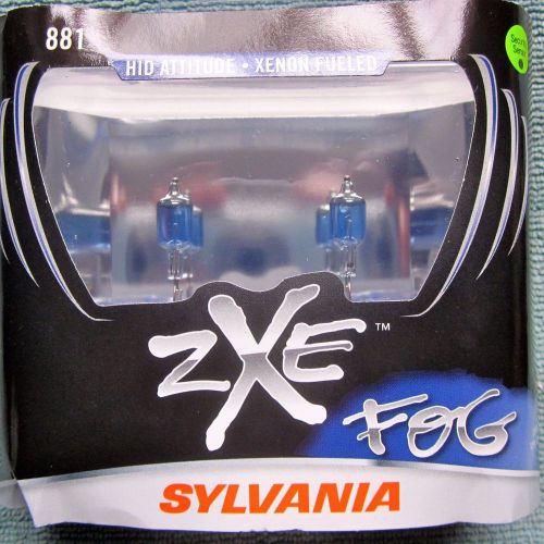 Sylvania silver star zxe 881 27w two bulb fog light lamp upgrade performance dot