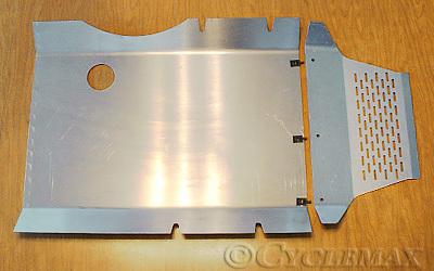 Honda goldwing gl1800 aluminum engine plate  engine guard   add on