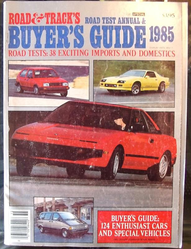 1985 r&t buyer guide audi 4000s quattro corvette chrysler laser xe ferrari gto